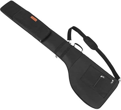 AKOZLIN Portable Golf Club Carry Bag, Foldable Small Golf Bag Holds 8-10 Clubs, Lightweight Sunday Golf Bag with Shoulder Strap for Men Women Kids Black