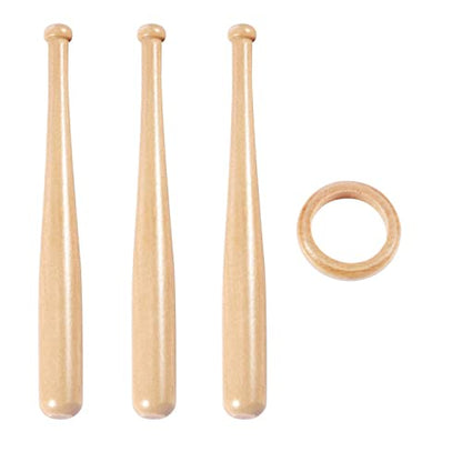 Baseball Stand and Holders, Display Case for Balls, Wooden Bat Display Stand, Centerpieces for Tables - for Kids and Sports Lovers (1)