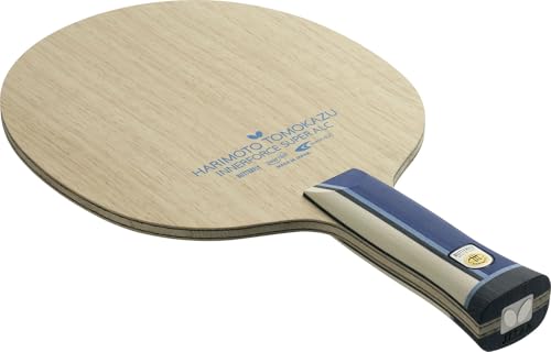 Butterfly Harimoto Innerforce Super ALC Table Tennis Blade - Available in Anatomic, Flared, or Straight Shakehand Handle Styles - Professional Table Tennis Blade - Made in Japan - size: AN