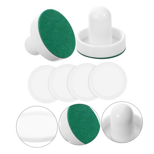 Toddmomy Air Hockey Air Hockey Pucks Ice Hockey Pushers Table Ice Hockey Supplies Ice Hockey Paddles Hockey Table