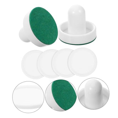 Toddmomy Air Hockey Air Hockey Pucks Ice Hockey Pushers Table Ice Hockey Supplies Ice Hockey Paddles Hockey Table