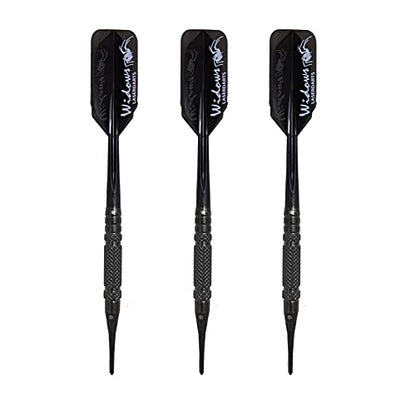 Black Widow Soft Tip Tungsten Darts Knurled Barrel 20 Gram