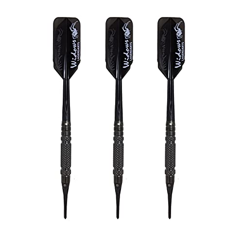 Black Widow Soft Tip Tungsten Darts Knurled Barrel 20 Gram