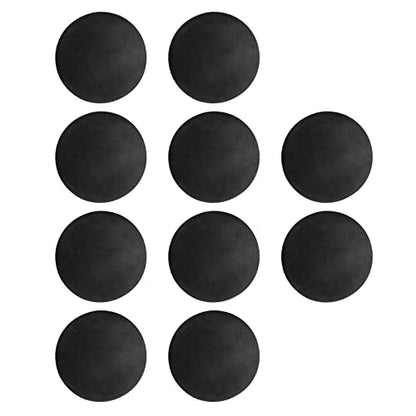 Drfeify EVA Foam Balls, 10pcs 65mm Soft Practice Balls with High Hit and Abrasion Resistance for Indoor Outdoor Training, Kids and Pets Play - color: Black