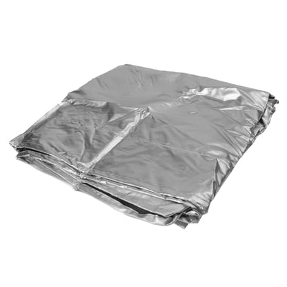 Outdoor Table Tennis Table Cover 280x150cm 210D Oxford Dustproof Waterproof Protection for Garden Patio Silver