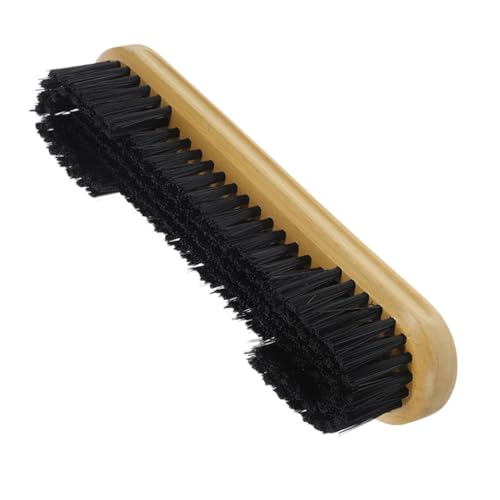Pool Table Brush and Billiards Rail Cleaning Brush with Wooden Handle, 12-inch Narrow Crevice Cleaner for Felt Surface, Window Groove, and Gap Cleaning Tools for Pool Table