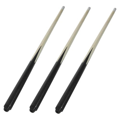 FRCOLOR 3Pcs Mini Wooden Billiard Cue Sticks for Compact Lightweight Pool Cue for Tight Spaces Design Easy to Use for Young Billiards Enthusiasts