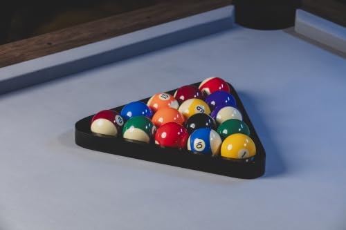 Mizerak Pool Ball Triangle Rack – Regulation Size – Durable Black Plastic – Perfect for 8-Ball or 9-Ball Pool Tables