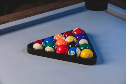 Mizerak Pool Ball Triangle Rack – Regulation Size – Durable Black Plastic – Perfect for 8-Ball or 9-Ball Pool Tables