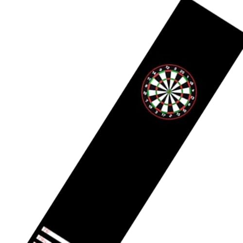Dart Carpet Dart Mat, Heavy Duty with Throwing Distance Line Flooring Protector Kids Adults(Black)