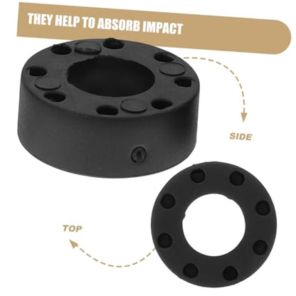 16pcs Foosball Table Rod Rubber Bumpers Replacement Parts for Table Football Protection and Enhanced Ball Control