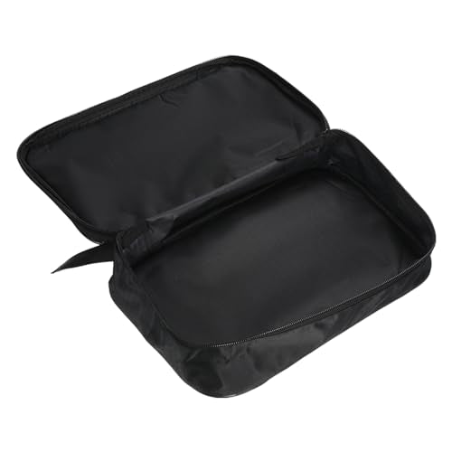 M METERXITY Ping Pong Paddle Cover - Table Tennis Racket Case Bag Containers Apply to Storage Organize (11 x 7 -Inch, Black)