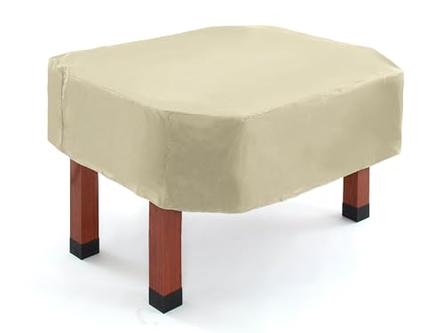 Covermates Elite Foosball Table Cover – Water-Resistant, All-Weather Outdoor Game Table Protector with Adjustable Buckle Straps, Heavy-Duty Polyester Furniture Cover, 56W x 52D x 15H, Khaki - color: Elite Khaki Polyester
