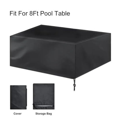 Billiard Pool Table Cover - Durable Dust Cover for Full-Sized Billiard Tables, Keeps Your Table Clean and Protected