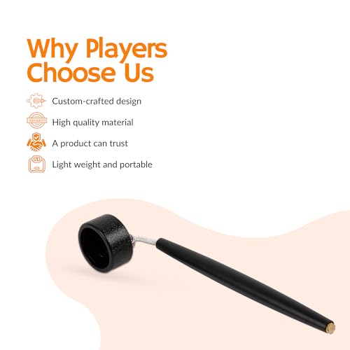 Aluminum Circle Pool Chalk Holder - Use with TAOM Pyro or TAOM V10 Chalk - Slip-in Pocket Pool Cue Chalk Holder - Cover Billiard Supplies - Snooker Accessory Chalk - color: Black