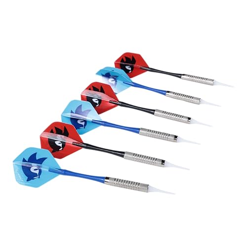 Sonic The Hedgehog Electronic Dartboard Set with Digital Scoring, Multiple Game Modes, LED Display, Soft Tip Darts Included, Indoor Family Game for Adults & Kids