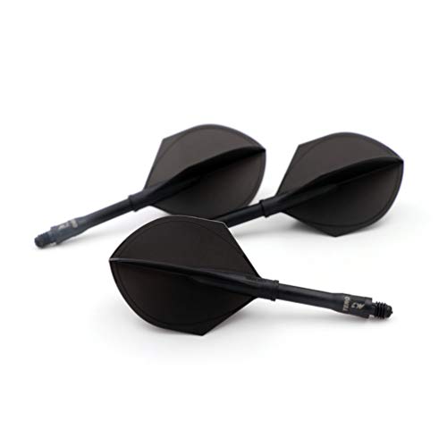 CUESOUL TERO AK4 Dart Flight Standard Shape/Shield Shape/Diamond Shape - color: Shield shape-Black