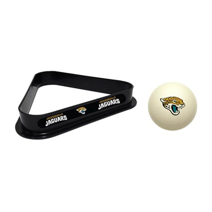 Imperial NFL Cue Ball & Rack Set - color: Jacksonville Jaguars, White