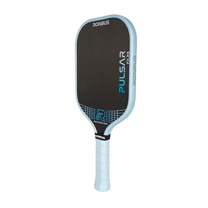 Ronbus Pulsar + Pulsar FX Thermoformed Raw Toray T700 Carbon Fiber Pickleball Paddle with 16 mm Polypropylene Honeycomb Core - style: Pulsar FX R3