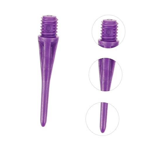VICASKY Soft Head Points Needle with Tip Accessories Replacement Soft Needles Parts Supplies Flight Heads - color: Purple