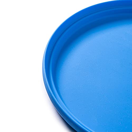 Bigjigs Toys Frisbee Flying Disc (Ocean Blue) - Silicone Frisbee for Kids, Quality Flying Saucers, Beach Toys & Garden Toys, Holiday Toys for Toddlers - color: Ocean Blue