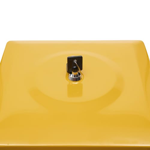 Gumball Machine for Kids, 25-cent Vending Machines, PS Bouncy Balls Dispenser, 1.77-1.97in Huge Load Capacity Coin Operated Gumball Bank, Hold 200 Capsule Toys for Retail/Game Store (Yellow) - color: Yellow