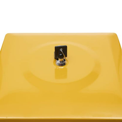Gumball Machine for Kids, 25-cent Vending Machines, PS Bouncy Balls Dispenser, 1.77-1.97in Huge Load Capacity Coin Operated Gumball Bank, Hold 200 Capsule Toys for Retail/Game Store (Yellow) - color: Yellow