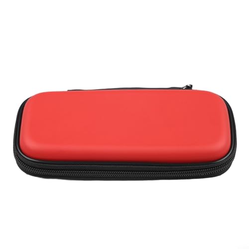 FABULETTA Case, Hard EVA Shell Storage Bag with Foam Slots for 3 Darts, Portable Red Carry Pouch for Travel and Indoor Games Protection