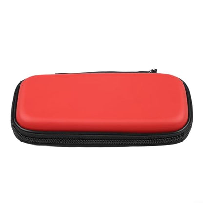 FABULETTA Case, Hard EVA Shell Storage Bag with Foam Slots for 3 Darts, Portable Red Carry Pouch for Travel and Indoor Games Protection