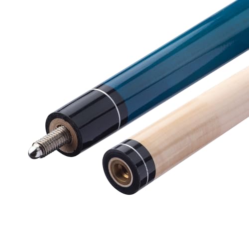 Viper Elite 58" 2-Piece Billiard/Pool Cue - color: Azure Blue, size: 21-Ounce