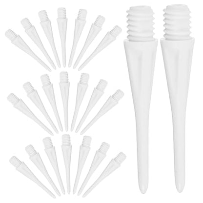 50pcs Soft Tip Needle Replacement for Electronic Flight Indoor Sports Tips Compatible Corkscrew Threads Wear-Resistant Design