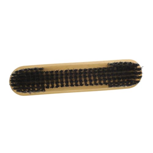DECHOUS Pool Table Rail Brush and Crevice Cleaning Tool with Wooden Handle, 12-inch Narrow Gap Billiard Table Cleaning Kit for Dust and Debris Removal in Game Rooms and Sports Areas