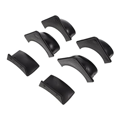 2 Sets Billiard Accessories Mini Pool Table Pool Table Cloth Cleaning Kit Rail Corner Brush Billiards Pool Cues Pockets Plastic Black