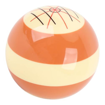 Training Billiards Cue Ball Resin Standard Pool Practice Cue Ball for US Billiards Eight Balls 57.2mm Diameter