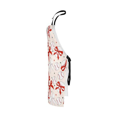 Castle Fairy Cute Rabbit Deer Kitchen Apron - color: Baseball Red