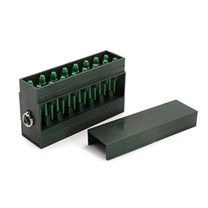 CUESOUL Touch-Point Soft Dart Tip Point with Touch Dart Case Tool for Dart Tip Replacement and Dart Tip Remove - color: Green