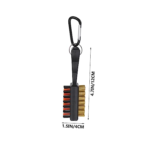 balacoo Double-Sided Golf Club Cleaner Brush with Wire and Bristles Lightweight and Portable Golfing Tool for Efficient Groove Cleaning and Easy Carrying