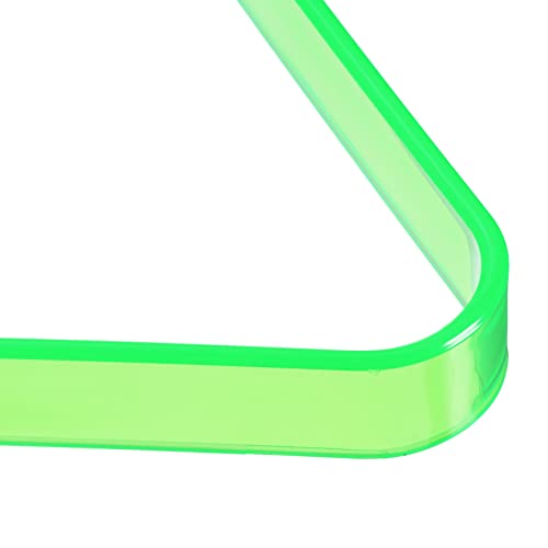 PATIKIL Pool Triangle Rack, Plastic Billiard 8-Ball Triangle Racks Pool Table Accessory for Pool Balls - color: Green