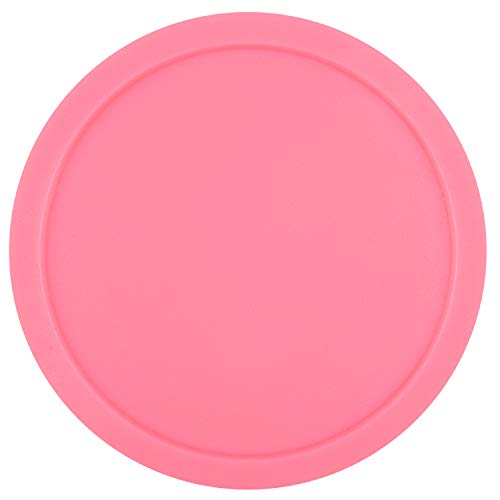 ONE250 Air Hockey Pushers and Red Air Hockey Pucks, Goal Handles Paddles Replacement Accessories for Game Tables (4 Striker, 4 Puck Pack) - color: Pink & Pink