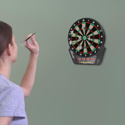 Electronic Dart Board, Soft Tip Electric Dartboard with Digital Scoreboard | Innovative Darts Machine with LED Display, Digital Dartboards for Wall Mount Home Bar Game Room