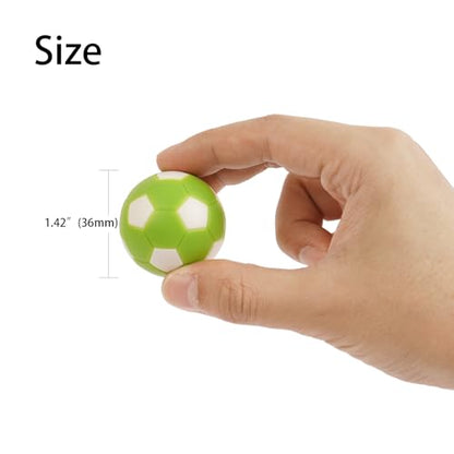 Pack of 9 Foosball Balls Mini Soccer Balls - Small Soccer Ball Replacements for Foosball Table Fun Home Recreation - color: Multi-color- 9PCS