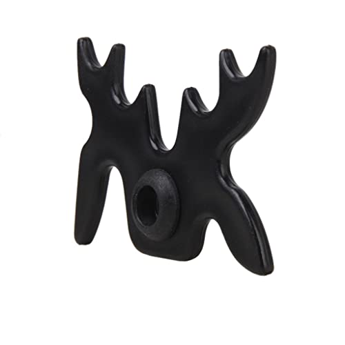 Imperial Billiard/Pool Cue Accessory: Slip-On/Portable Moosehead Bridge Head, Plastic , Black