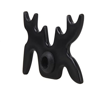 Imperial Billiard/Pool Cue Accessory: Slip-On/Portable Moosehead Bridge Head, Plastic , Black