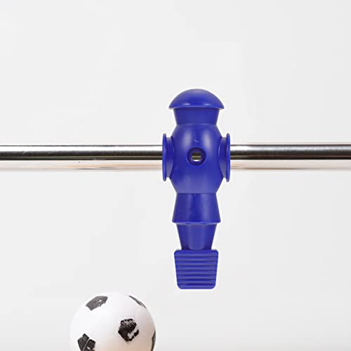 Homoyoyo 4pcs Foosball Man Statue Table Guys Figurine Robbot Man Soccer Games Player Mini Doll Figure Football Machine Accessories Replacement Parts Red Blue Black White - color: Blue
