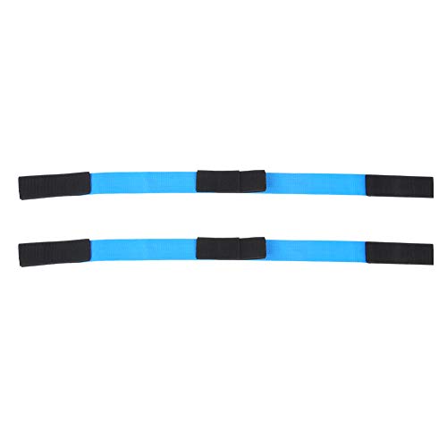 Cooperative Legged Race Band, Team Building Game for Outdoor Birthday Party, Adjustable Elastic Ankle Strap with Zippered Carry Bag for Children and Adults - style: A set of 3 people