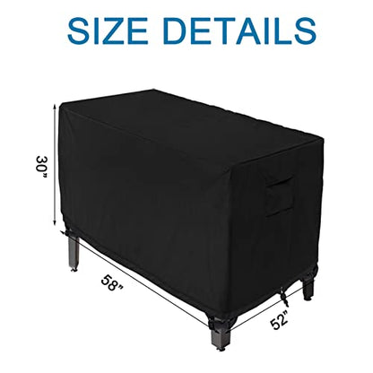 WOMACO Foosball Table Cover - Outdoor, Waterproof, Heavy Duty, Rectangular Patio Football Game Table Cover