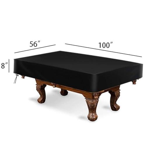 Amberr Billiard Pool Table Cover,Waterproof Cover for Pool Table Snooker Billiard Table 7/8/9 Foot Fitted(8FT) - color: 8ft