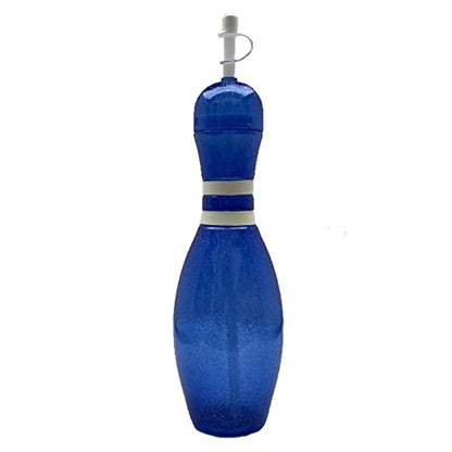 Large Bowling Pin Water Bottles Assorted Colors - 6 Pack