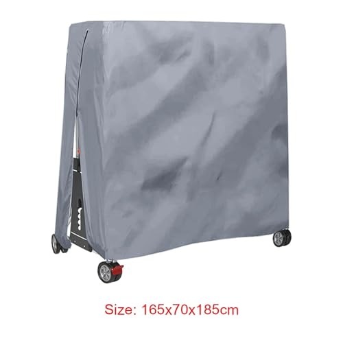 Folding Ping Pong Table Cover Waterproof Tennis Dustproof Zipper Heavy Duty for All Weather Protection