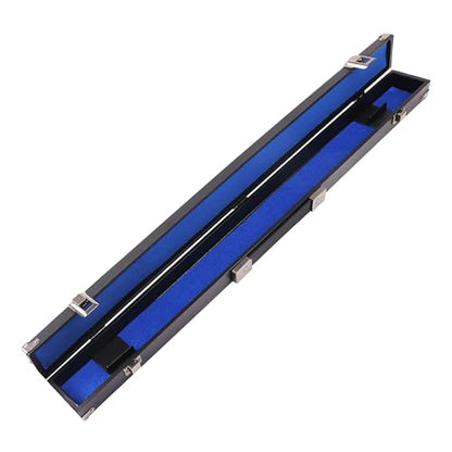 GSE Games & Sports Expert Billiard Pool Cue Stick Hard Box for 2-Piece Pool Cue Stick, Billiard Carrying Case Holds 1 Butt and 1 Shaft - color: Blue